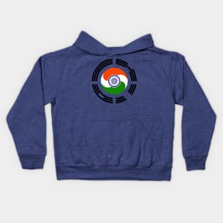 Korean Indian Multinational Patriot Flag Kids Hoodie